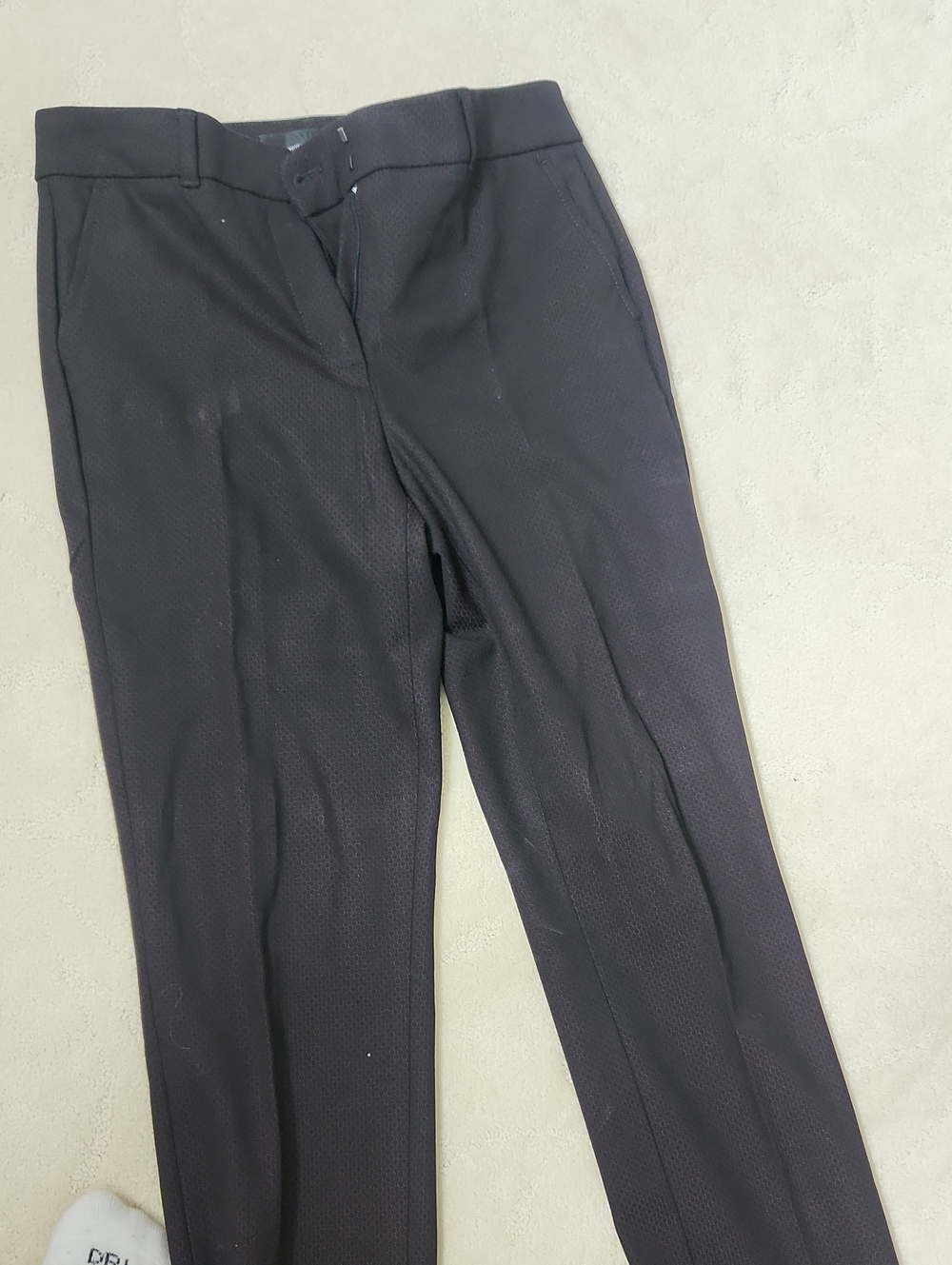 White House Black Market Women's Black Dress Pants - Tailored Straight